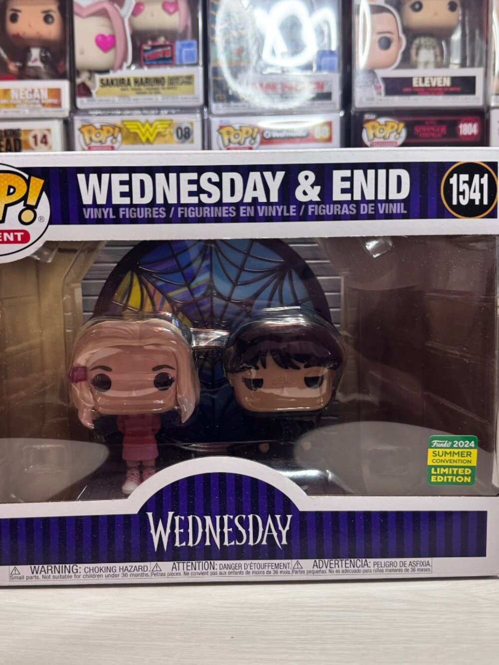 Wednesday & Enid 1541 Funko Pop Moment - 2024 Summer Convention Limited Ed.